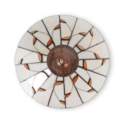 Brilagi - Tiffany vitrážová stojacia lampa FOLIA 2xE27/60W/230V