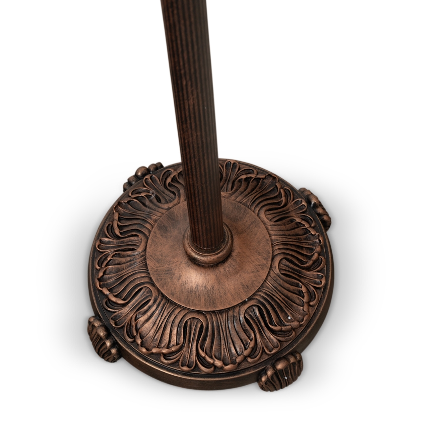 Brilagi - Tiffany vitrážová stojacia lampa FOLIA 2xE27/60W/230V