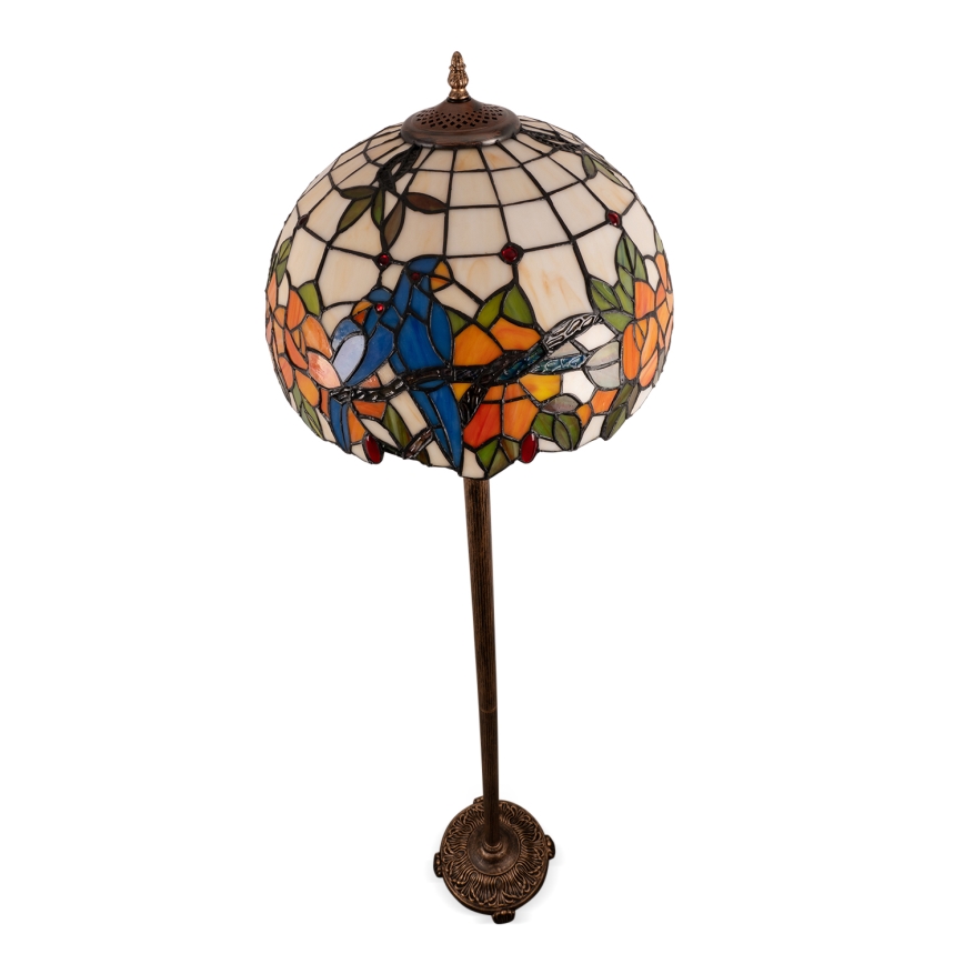 Brilagi - Tiffany vitrážová stojacia lampa JUNGLE 2xE27/60W/230V