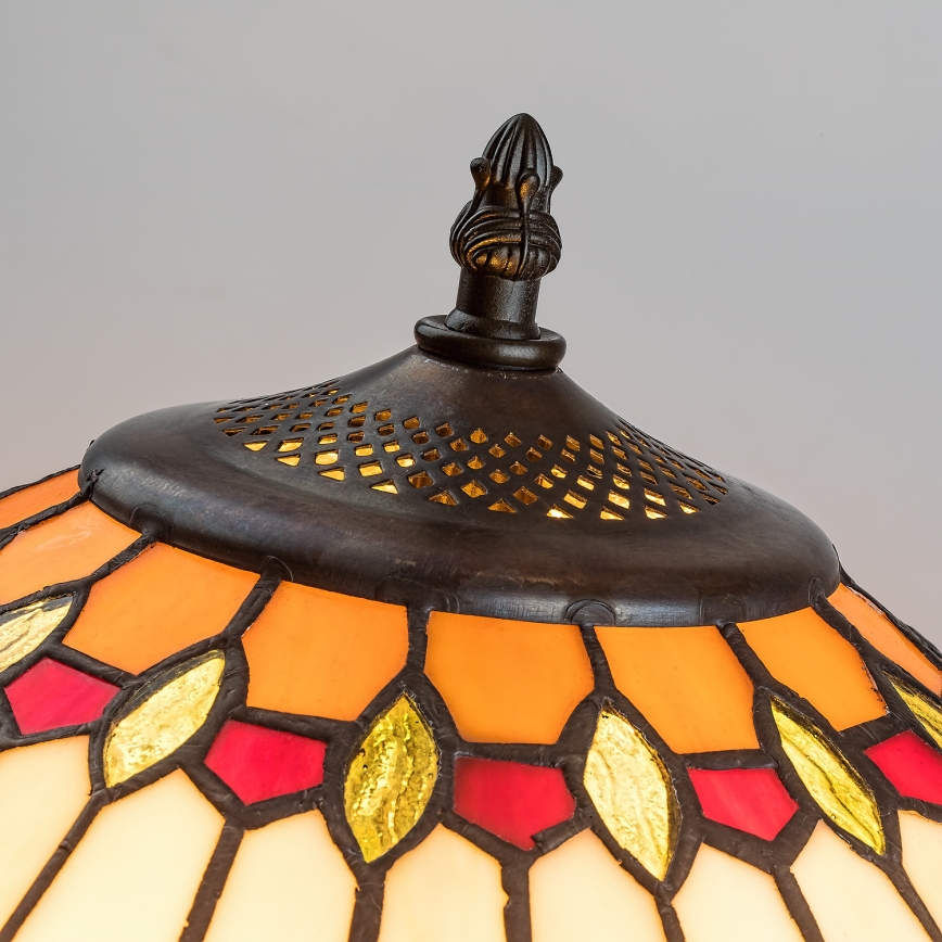 Brilagi - Tiffany vitrážová stojacia lampa LUISA 2xE27/60W/230V