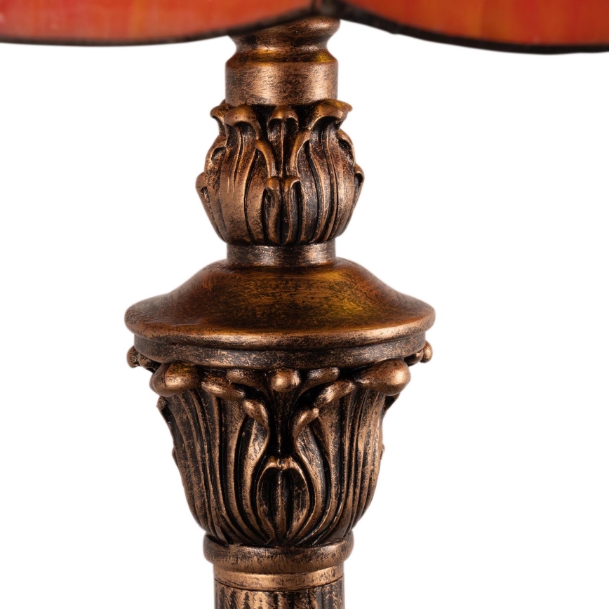 Brilagi - Tiffany vitrážová stojacia lampa SIENNA 2xE27/60W/230V