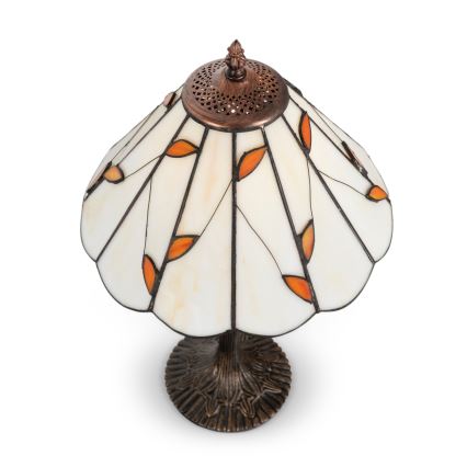 Brilagi - Tiffany vitrážová stolná lampa FOLIA 1xE27/60W/230V