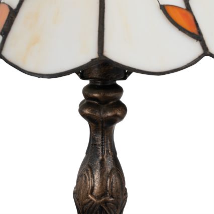Brilagi - Tiffany vitrážová stolná lampa FOLIA 1xE27/60W/230V