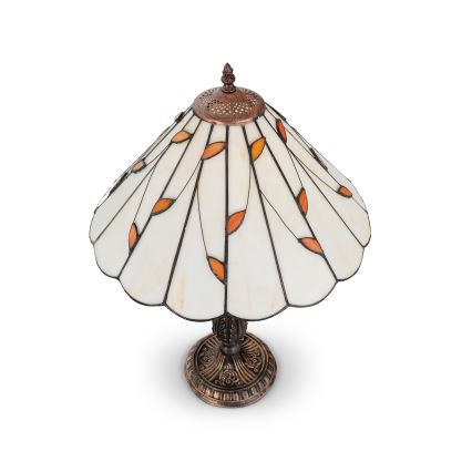 BRILAGI - Tiffany vitražová stolná lampa FOLIA 1xE27/60W/230V