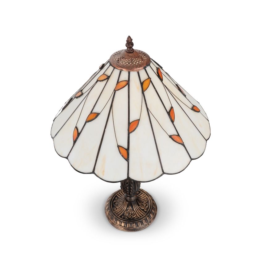 BRILAGI - Tiffany vitražová stolná lampa FOLIA 1xE27/60W/230V