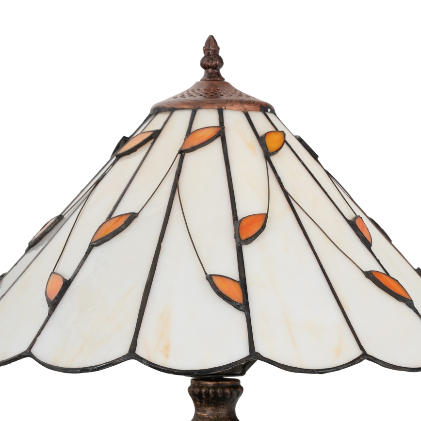Brilagi - Tiffany vitrážová stolná lampa FOLIA 2xE27/60W/230V