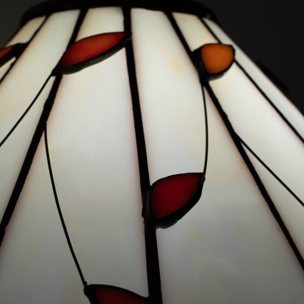 Brilagi - Tiffany vitrážová stolná lampa FOLIA 2xE27/60W/230V