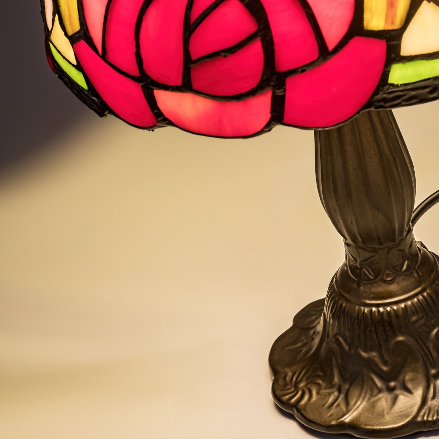 Brilagi - Tiffany vitrážová stolná lampa GARLAN 1xE14/40W/230V