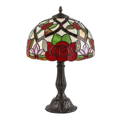 Brilagi - Tiffany vitrážová stolná lampa GARLAN 1xE27/40W/230V