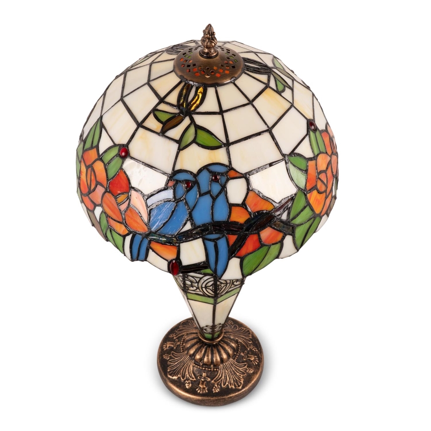 Brilagi - Tiffany vitrážová stolná lampa JUNGLE 1xE27/60W/230V + 1xE14/40W