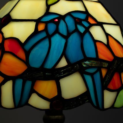 Brilagi - Tiffany vitrážová stolná lampa JUNGLE 1xE27/60W/230V