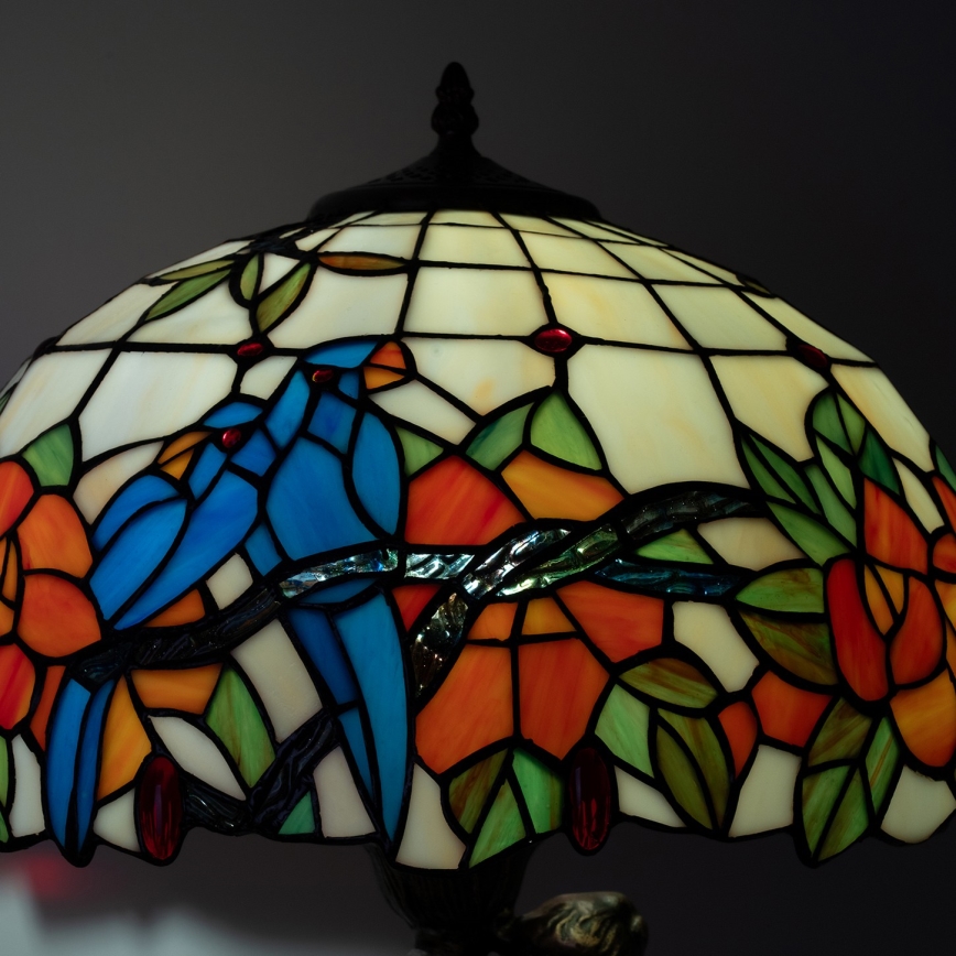 Brilagi - Tiffany vitrážová stolná lampa JUNGLE 1xE27/60W/230V