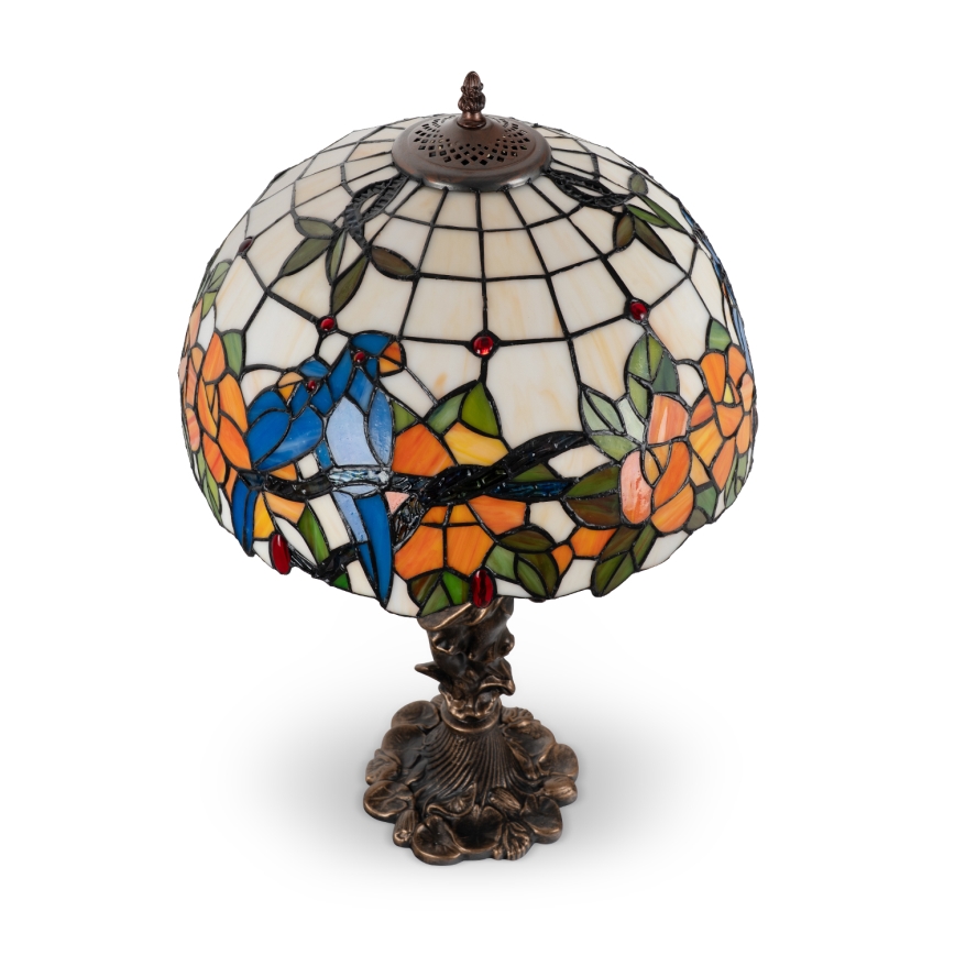 Brilagi - Tiffany vitrážová stolná lampa JUNGLE 1xE27/60W/230V