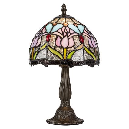 Brilagi - Tiffany vitrážová stolná lampa LORAS 1xE14/40W/230V
