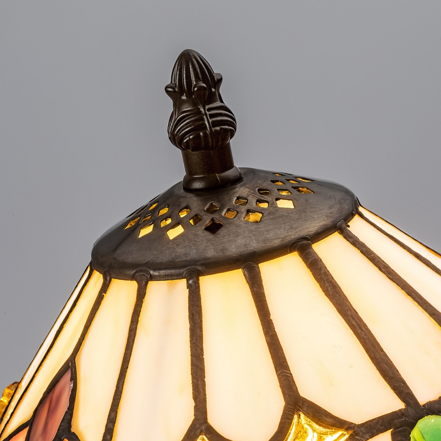 Brilagi - Tiffany vitrážová stolná lampa LUISA 1xE14/40W/230V