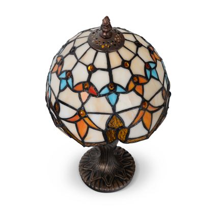 Brilagi - Tiffany vitrážová stolná lampa MIRABELLA 1xE27/60W/230V