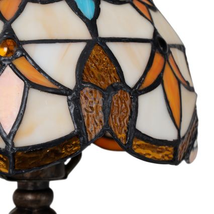 Brilagi - Tiffany vitrážová stolná lampa MIRABELLA 1xE27/60W/230V