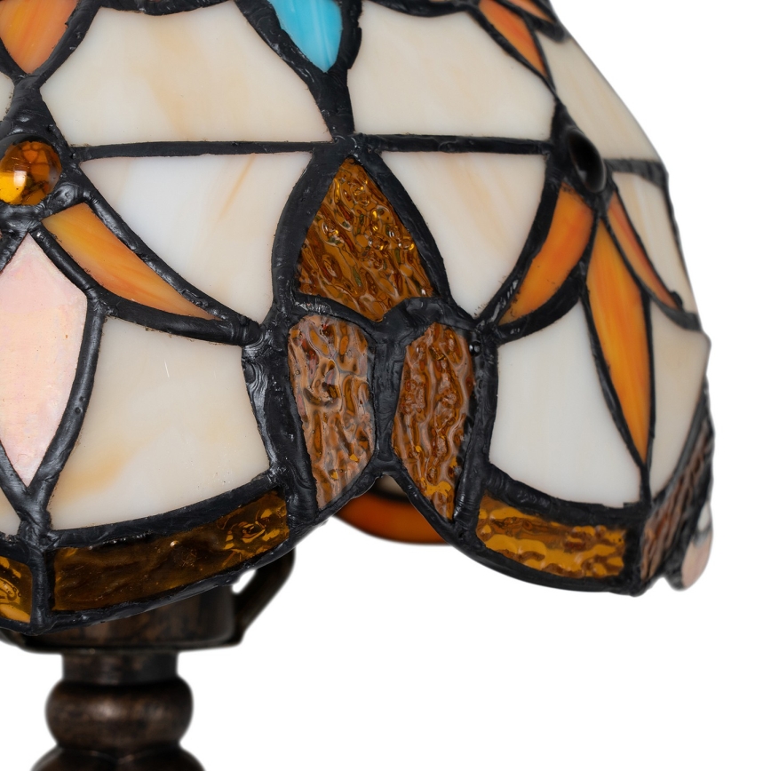 Brilagi - Tiffany vitrážová stolná lampa MIRABELLA 1xE27/60W/230V