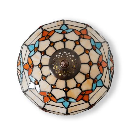 Brilagi - Tiffany vitrážová stolná lampa MIRABELLA 1xE27/60W/230V