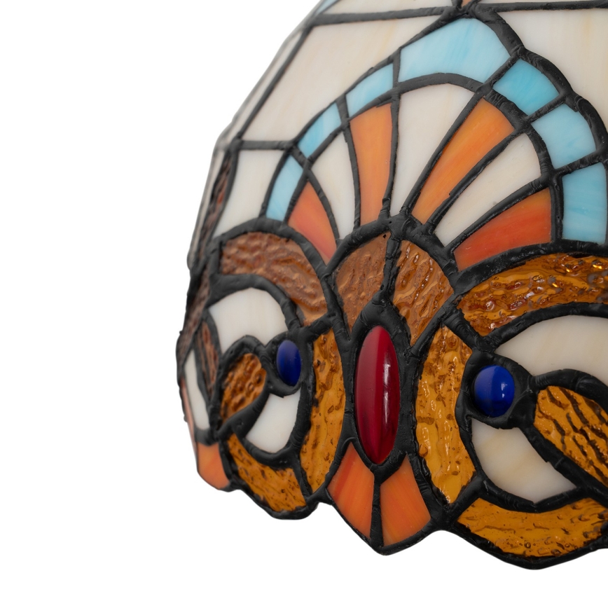 Brilagi - Tiffany vitrážová stolná lampa MIRABELLA 1xE27/60W/230V