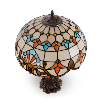 Brilagi - Tiffany vitrážová stolná lampa MIRABELLA 1xE27/60W/230V