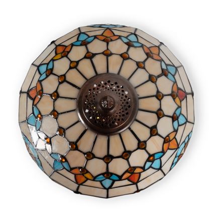 Brilagi - Tiffany vitrážová stolná lampa MIRABELLA 1xE27/60W/230V