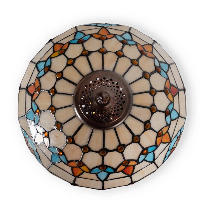 Brilagi - Tiffany vitrážová stolná lampa MIRABELLA 1xE27/60W/230V