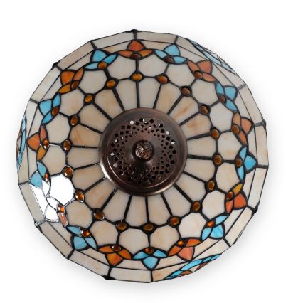 Brilagi - Tiffany vitrážová stolná lampa MIRABELLA 2xE27/60W/230V