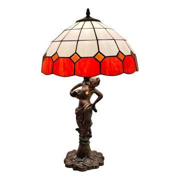 Brilagi - Tiffany vitrážová stolná lampa SIENNA 1xE27/60W/230V
