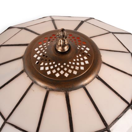 Brilagi - Tiffany vitrážová stolná lampa SIENNA 1xE27/60W/230V