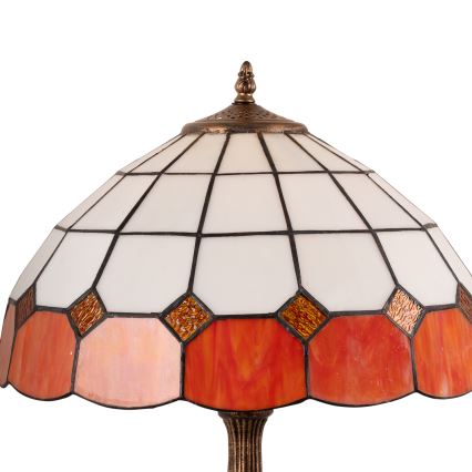 Brilagi - Tiffany vitrážová stolná lampa SIENNA 2xE27/60W/230V