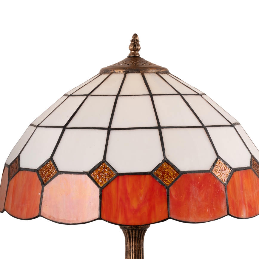 Brilagi - Tiffany vitrážová stolná lampa SIENNA 2xE27/60W/230V