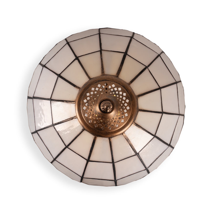 Brilagi - Tiffany vitrážová stolná lampa SIENNA 2xE27/60W/230V