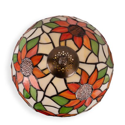Brilagi - Tiffany vitrážová stolná lampa SUNFLOWER 1xE27/60W/230V + 1xE14/40W