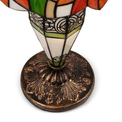 Brilagi - Tiffany vitrážová stolná lampa SUNFLOWER 1xE27/60W/230V + 1xE14/40W