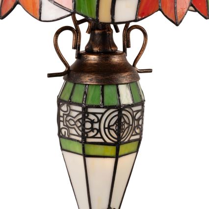Brilagi - Tiffany vitrážová stolná lampa SUNFLOWER 1xE27/60W/230V + 1xE14/40W