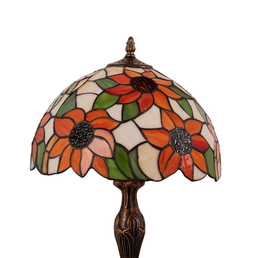Brilagi - Tiffany vitrážová stolná lampa SUNFLOWER 1xE27/60W/230V
