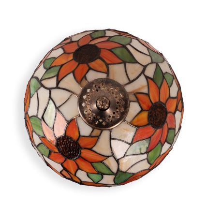 Brilagi - Tiffany vitrážová stolná lampa SUNFLOWER 1xE27/60W/230V