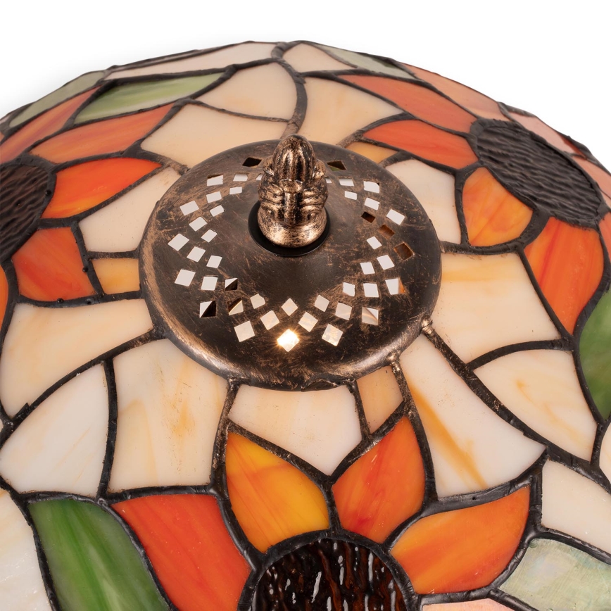 Brilagi - Tiffany vitrážová stolná lampa SUNFLOWER 1xE27/60W/230V