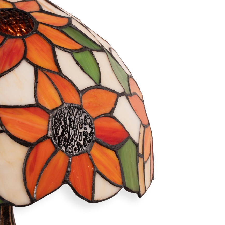 Brilagi - Tiffany vitrážová stolná lampa SUNFLOWER 1xE27/60W/230V