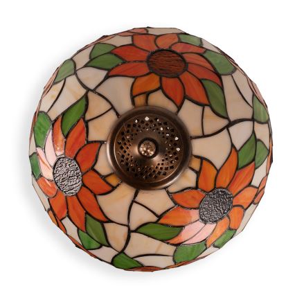 Brilagi - Tiffany vitrážová stolná lampa SUNFLOWER 1xE27/60W/230V