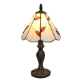 Brilagi - Tiffany vitrážová stolová lampa FOLIA 1xE27/60W/230V