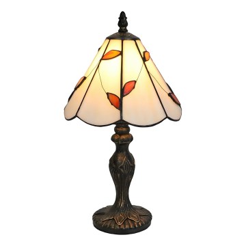 Brilagi - Tiffany vitrážová stolová lampa FOLIA 1xE27/60W/230V