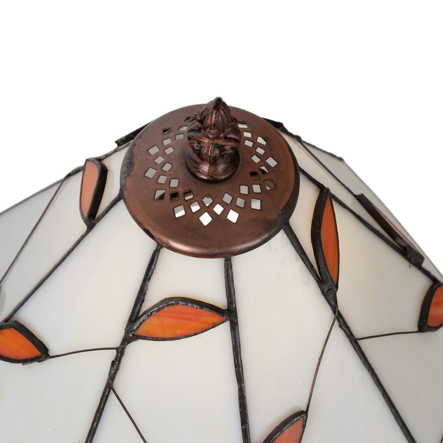 Brilagi - Tiffany vitrážová stolová lampa FOLIA 1xE27/60W/230V