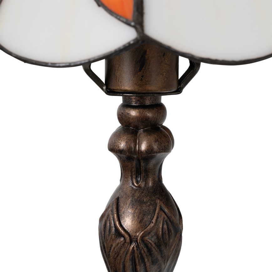 Brilagi - Tiffany vitrážová stolová lampa FOLIA 1xE27/60W/230V