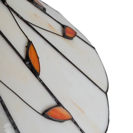 Brilagi - Tiffany vitrážová stolová lampa FOLIA 1xE27/60W/230V