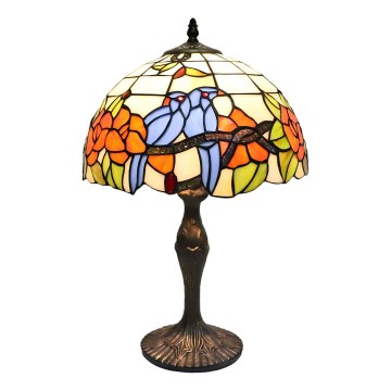 Brilagi - Tiffany vitrážová stolová lampa JUNGLE 1xE27/60W/230V