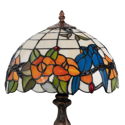 Brilagi - Tiffany vitrážová stolová lampa JUNGLE 1xE27/60W/230V