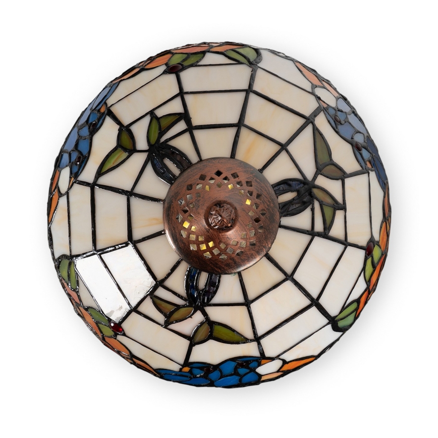 Brilagi - Tiffany vitrážová stolová lampa JUNGLE 1xE27/60W/230V