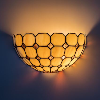 Brilagi - Tiffany vitrážové nástenné svietidlo DORAN 1xE14/40W/230V